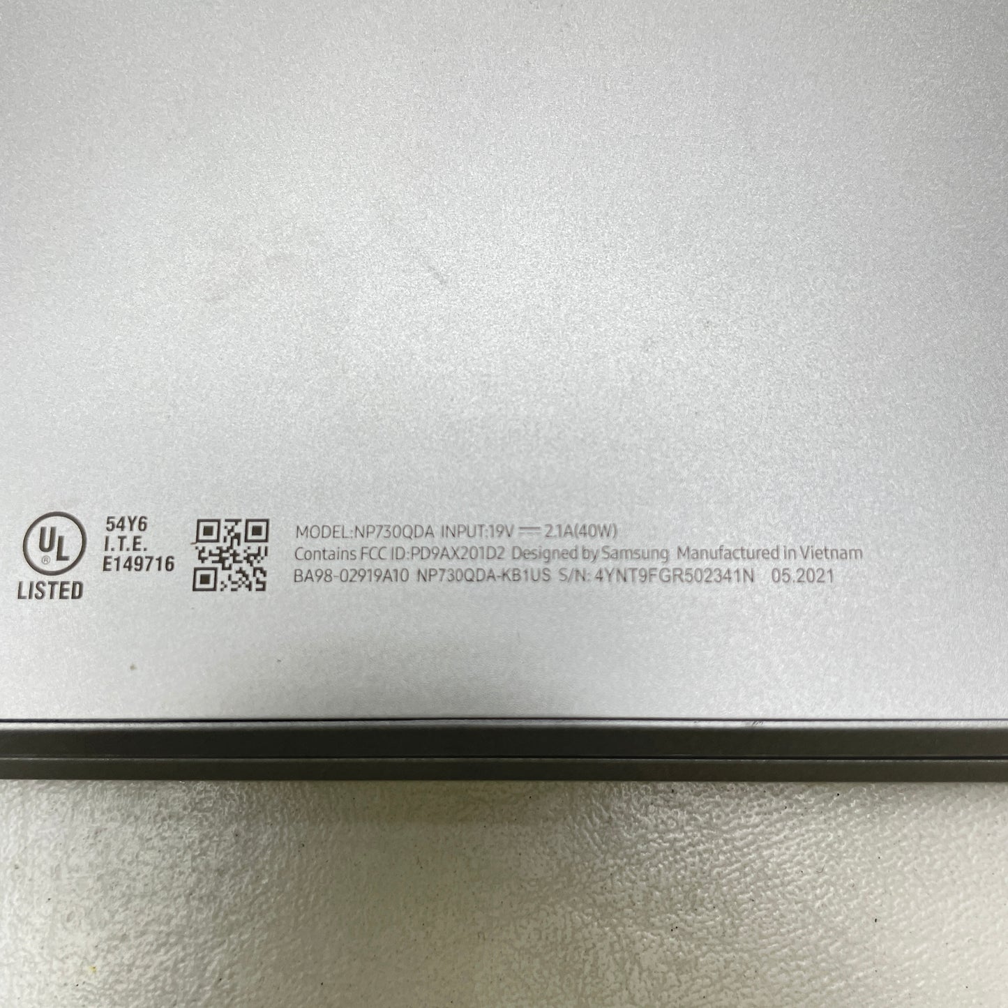 Samsung Galaxy Book Flex2 Alpha NP730QDA 13.3" i5-1135G7 2.4GHz 8GB RAM 256GB 