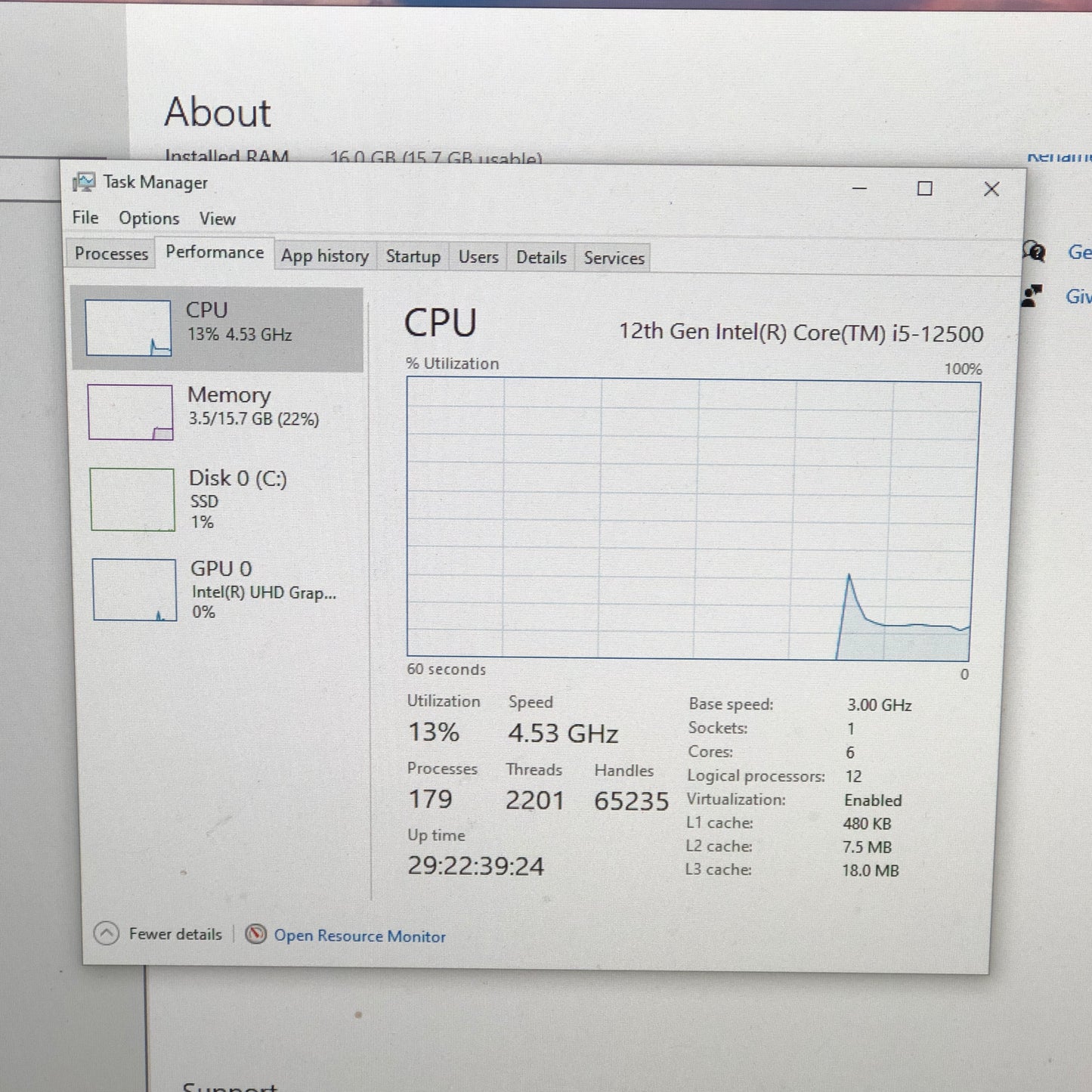 HP Z2 Tower G9 Workstation Core i5-12500 3.00GHz 16GB RAM 512GB SSD