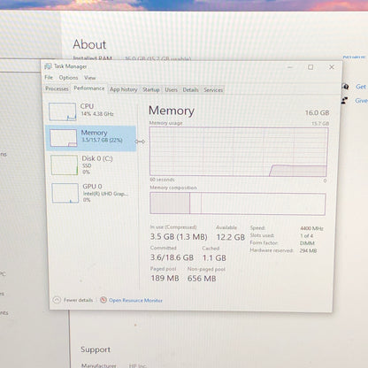 HP Z2 Tower G9 Workstation Core i5-12500 3.00GHz 16GB RAM 512GB SSD