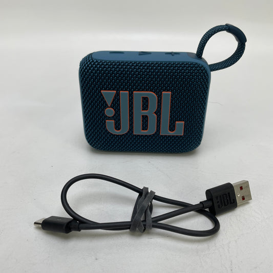 JBL Go 4 Ultra-Portable Bluetooth Speaker Blue