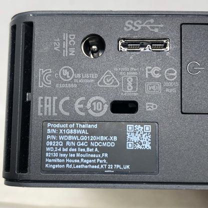 Western Digital Element WD 3.5" 12TB USB 3.2 Gen 1 HDD WDBWLG0120HBK