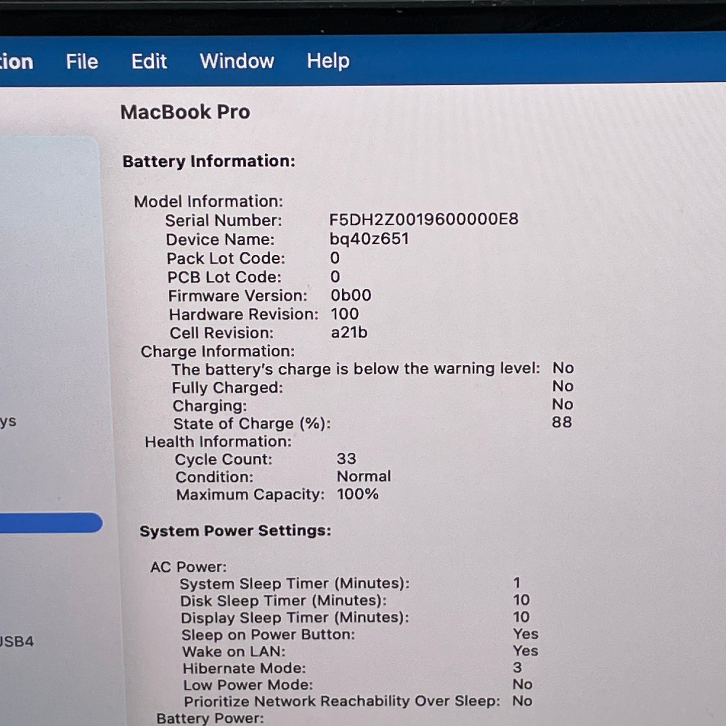 2023 Apple MacBook Pro 16" M3 Pro 14C GPU 4.0GHz 36GB RAM 1TB SSD Z1AF0019YLL/A