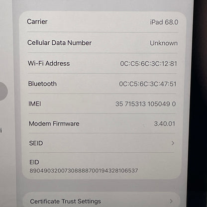 WiFi Only Apple iPad mini (A17 Pro) 128GB Space Gray MXPN3LL/A