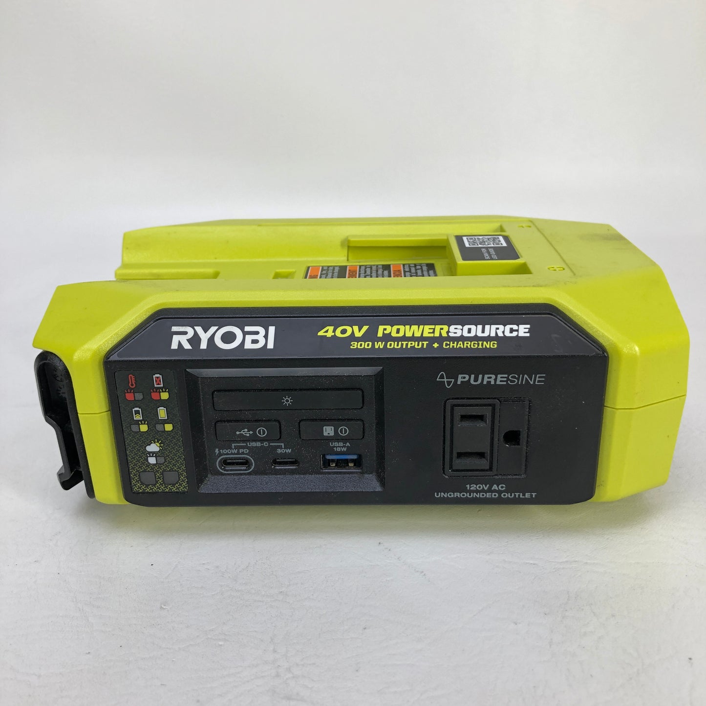 Ryobi RY40BG02 40V 300W Power Source Battery Charger Tool Only Portable Inverter