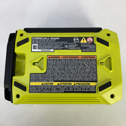 Ryobi RY40BG02 40V 300W Power Source Battery Charger Tool Only Portable Inverter