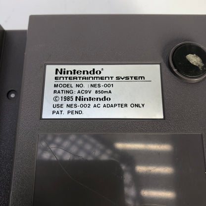 Nintendo Entertainment System NES Console Gaming System NES-001 Gray