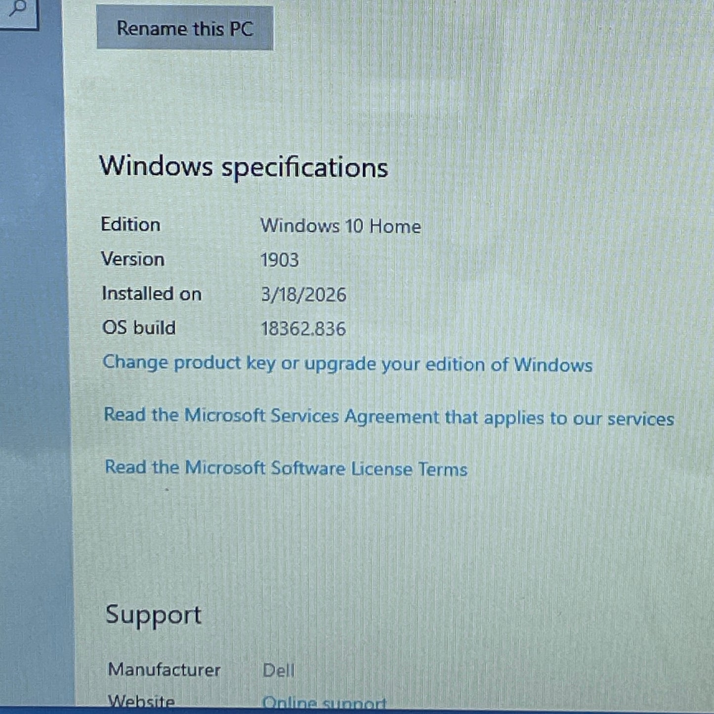 Dell Inspiron 11 3185 2-IN-1 11.6 a9-9420e 1.8GHz 4GB RAM 500GB HDD