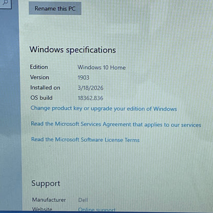 Dell Inspiron 11 3185 2-IN-1 11.6 a9-9420e 1.8GHz 4GB RAM 500GB HDD