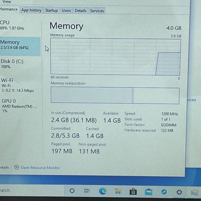 Dell Inspiron 11 3185 2-IN-1 11.6 a9-9420e 1.8GHz 4GB RAM 500GB HDD