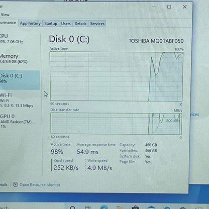 Dell Inspiron 11 3185 2-IN-1 11.6 a9-9420e 1.8GHz 4GB RAM 500GB HDD