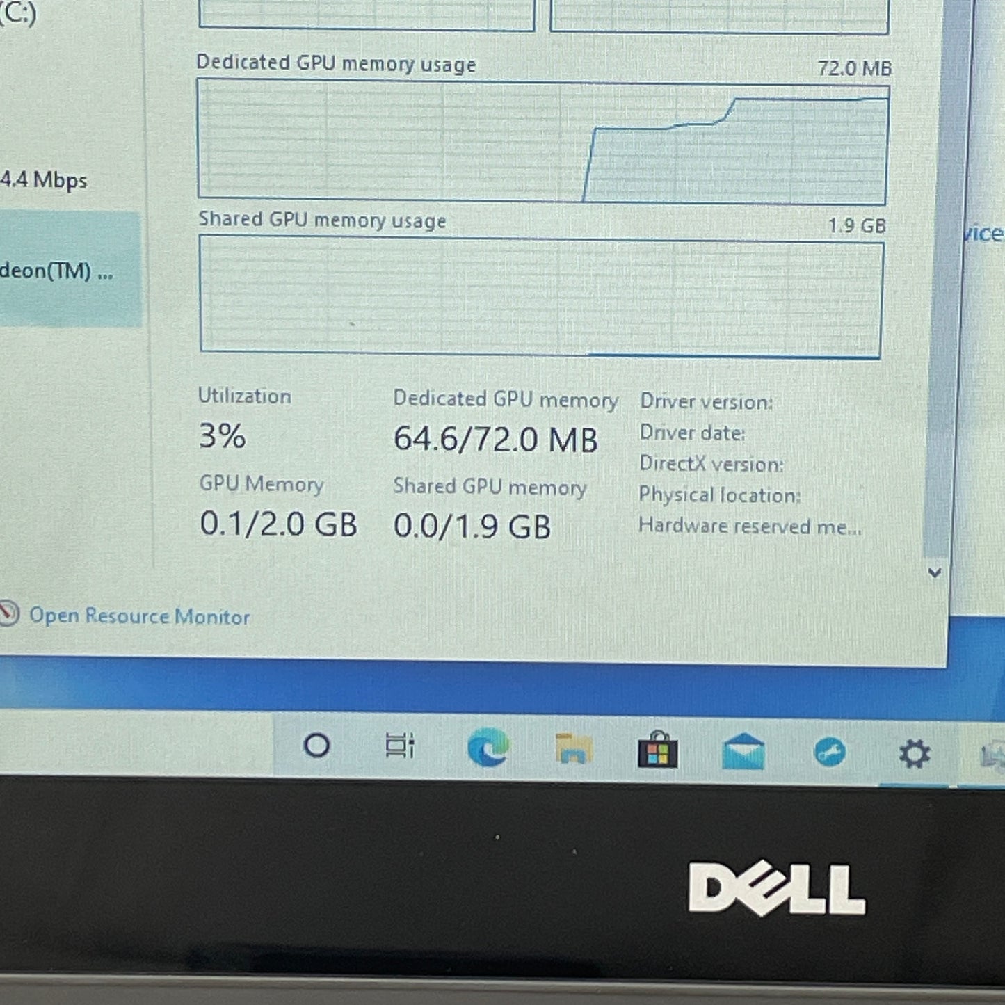 Dell Inspiron 11 3185 2-IN-1 11.6 a9-9420e 1.8GHz 4GB RAM 500GB HDD