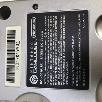 Nintendo GameCube Console Gaming System DOL-001 Silver