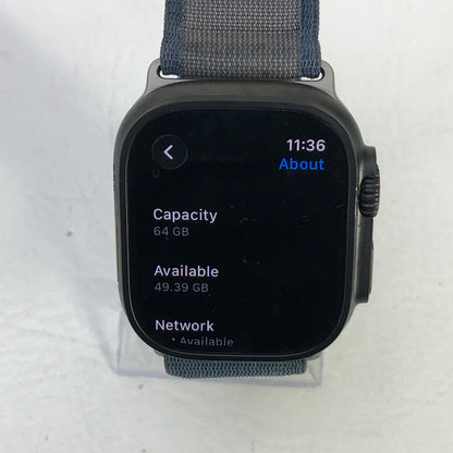 Unlocked Apple Watch Ultra 3 49MM Black Titanium Black Alpine Loop MF254LW/A