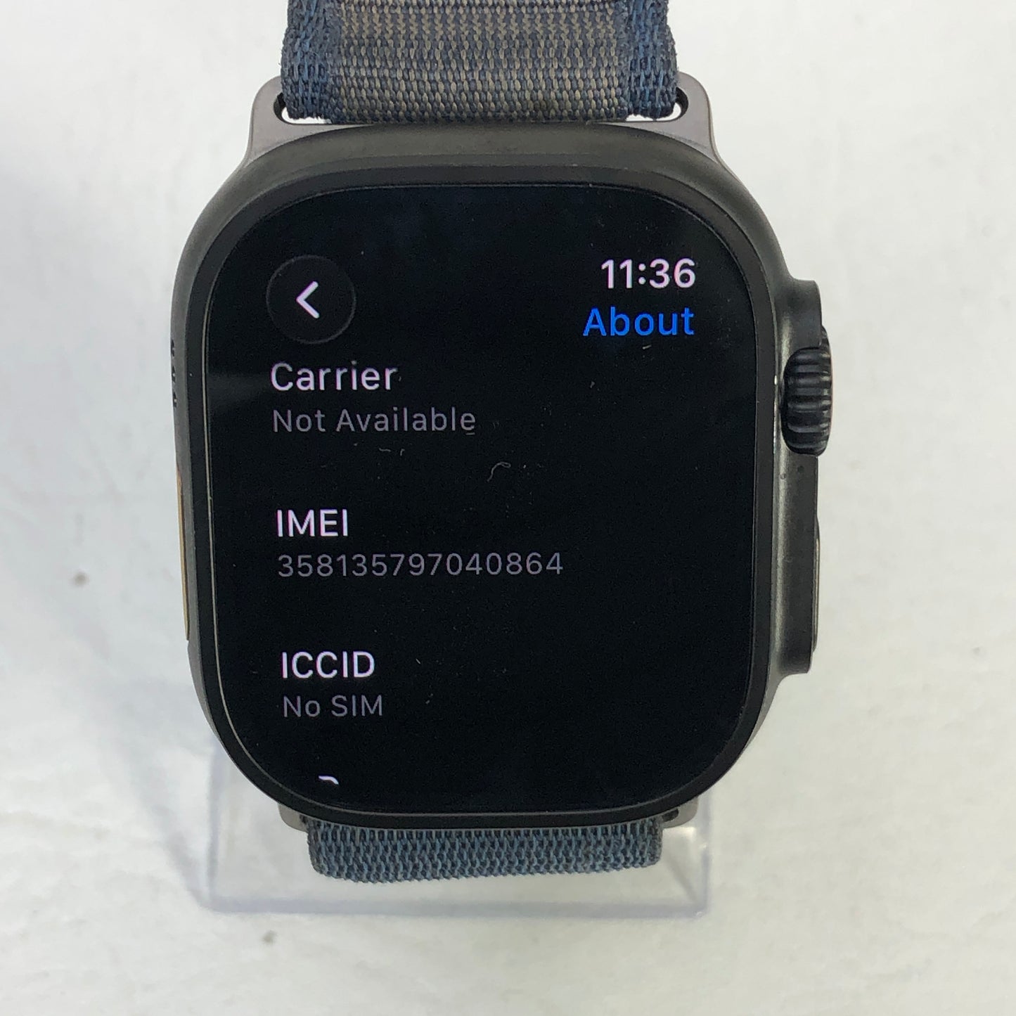 Unlocked Apple Watch Ultra 3 49MM Black Titanium Black Alpine Loop MF254LW/A