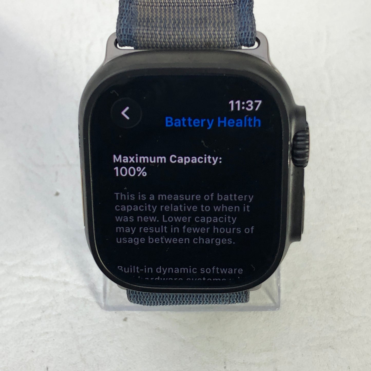 Unlocked Apple Watch Ultra 3 49MM Black Titanium Black Alpine Loop MF254LW/A