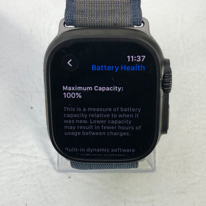 Unlocked Apple Watch Ultra 3 49MM Black Titanium Black Alpine Loop MF254LW/A
