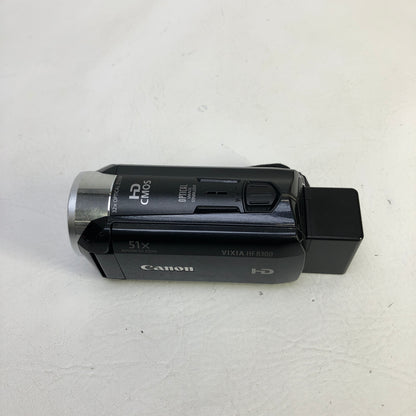 Canon VIXIA HF R300 HD Camcorder 51x Zoom 2.7" IS HDMI USB Black 128GB