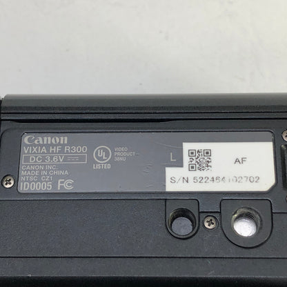 Canon VIXIA HF R300 HD Camcorder 51x Zoom 2.7" IS HDMI USB Black 128GB