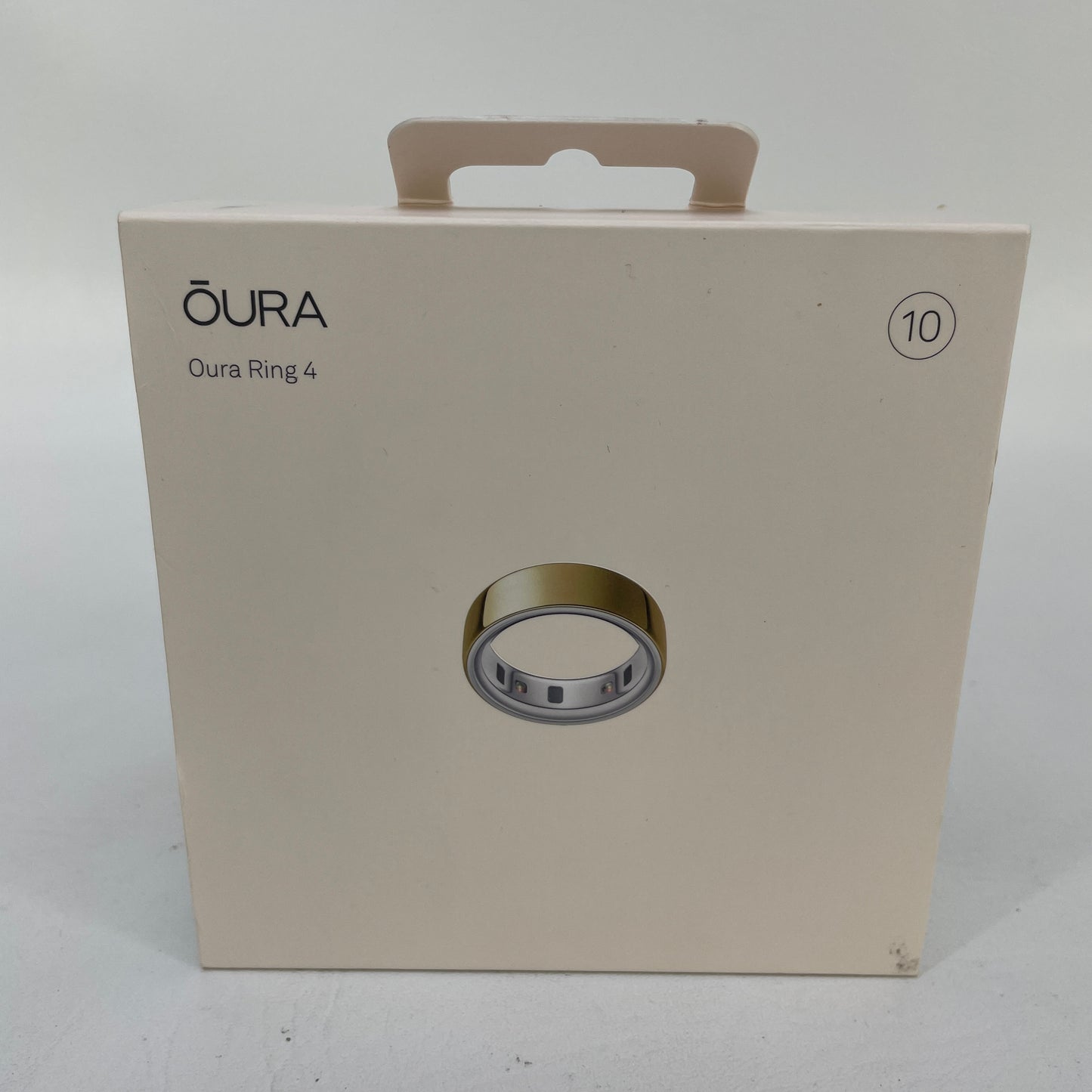 New Oura Ring 4 Size 10 Activity Tracker Gold JZ90-54216-10