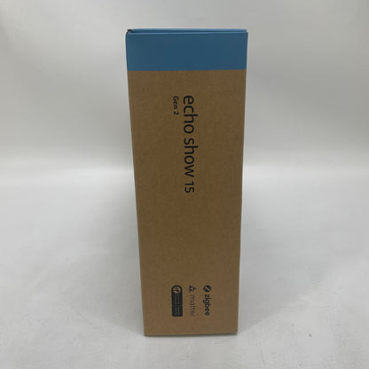  New Amazon Echo Show 15 Gen 2 Smart Display Speaker Alexa Voice Touch Wi-Fi Bluetooth