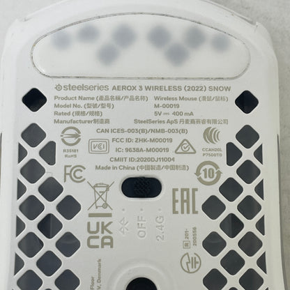 SteelSeries Aerox 3 Wireless Gaming Mouse M-00019 White