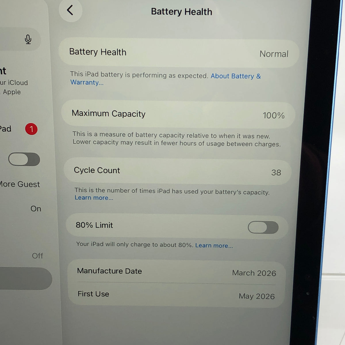 WiFi Only Apple iPad 11" (A16) 128GB Blue MD7G4LL/A