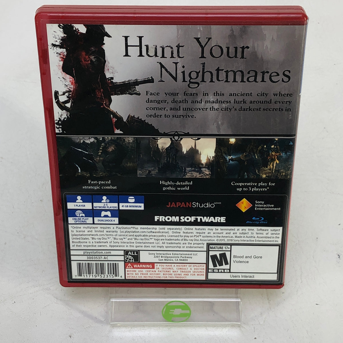 Bloodborne [PlayStation Hits] (Sony PlayStation 4 PS4, 2015)