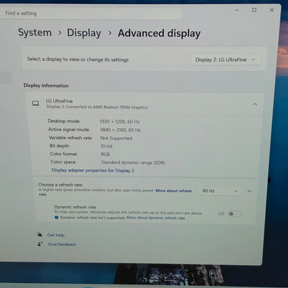 LG 24" 24MDAKL-B MonitorLG UltraFine 24MD4KL-B 24" 4K UHD IPS Monitor Thunderbolt 3 USB-C Display