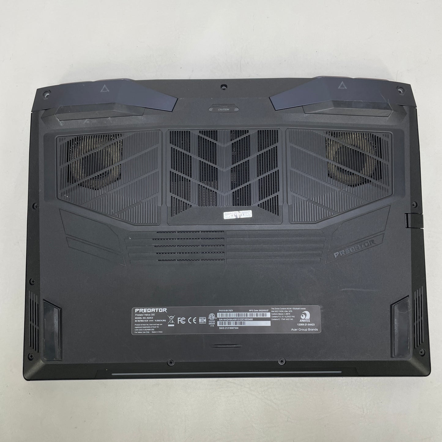 Microsoft Predator Helios 300 N22C3 15.6 i7-12700H 2.7GHz 16GB RAM 500GB SSD