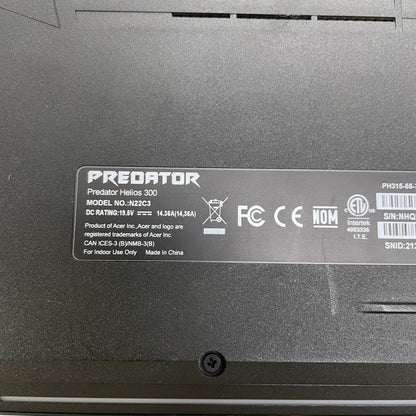 Microsoft Predator Helios 300 N22C3 15.6 i7-12700H 2.7GHz 16GB RAM 500GB SSD
