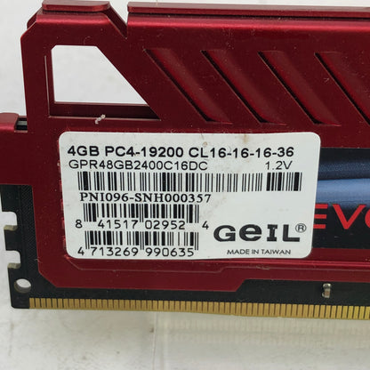 GeIL EVO Potenza 4GB (4x1GB) RAM DDR4 2400MHz GPR48GB2400C16DC