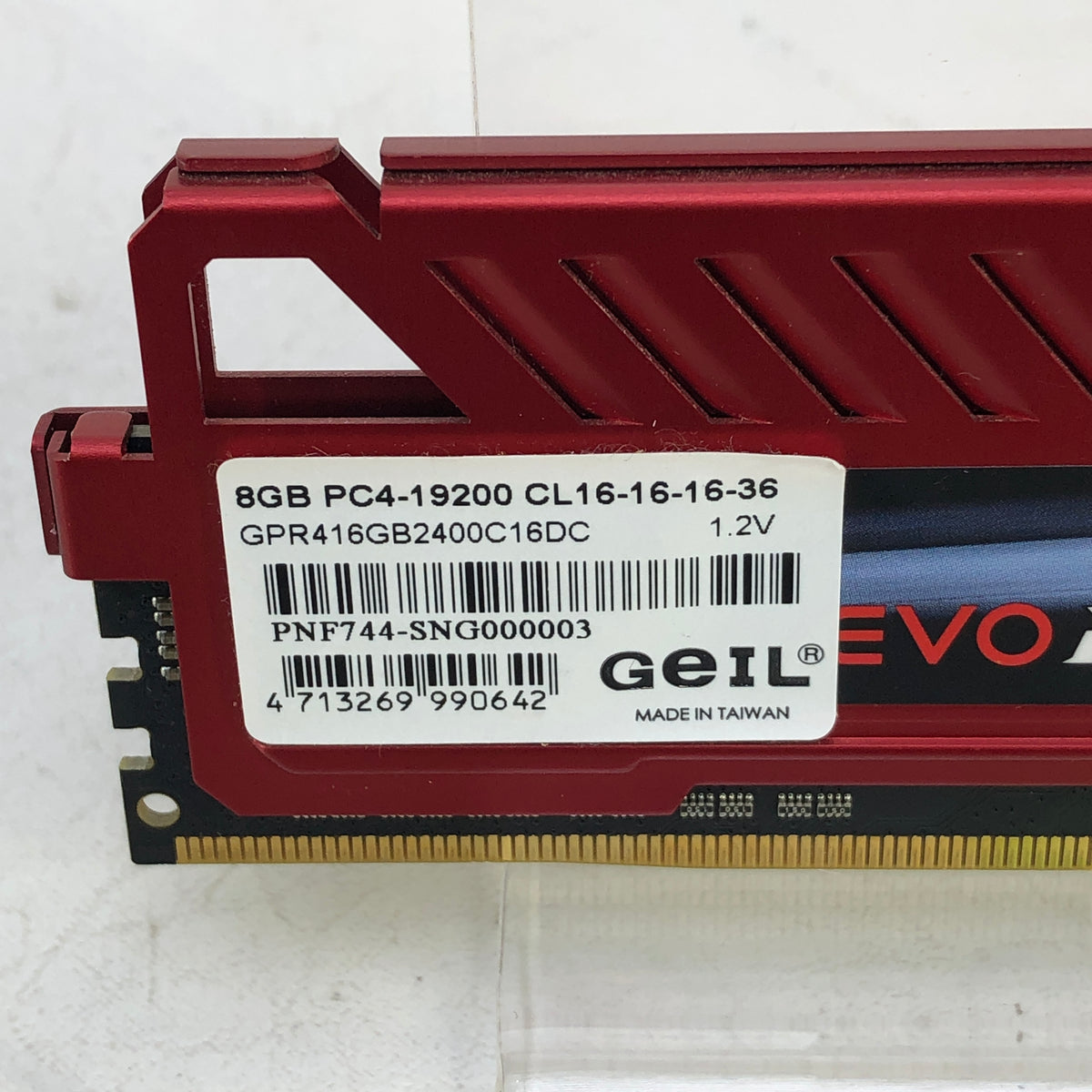 GeIL EVO Potenza 8GB (1x8GB) RAM DDR4 2400MHz GPR416GB2400C16DC