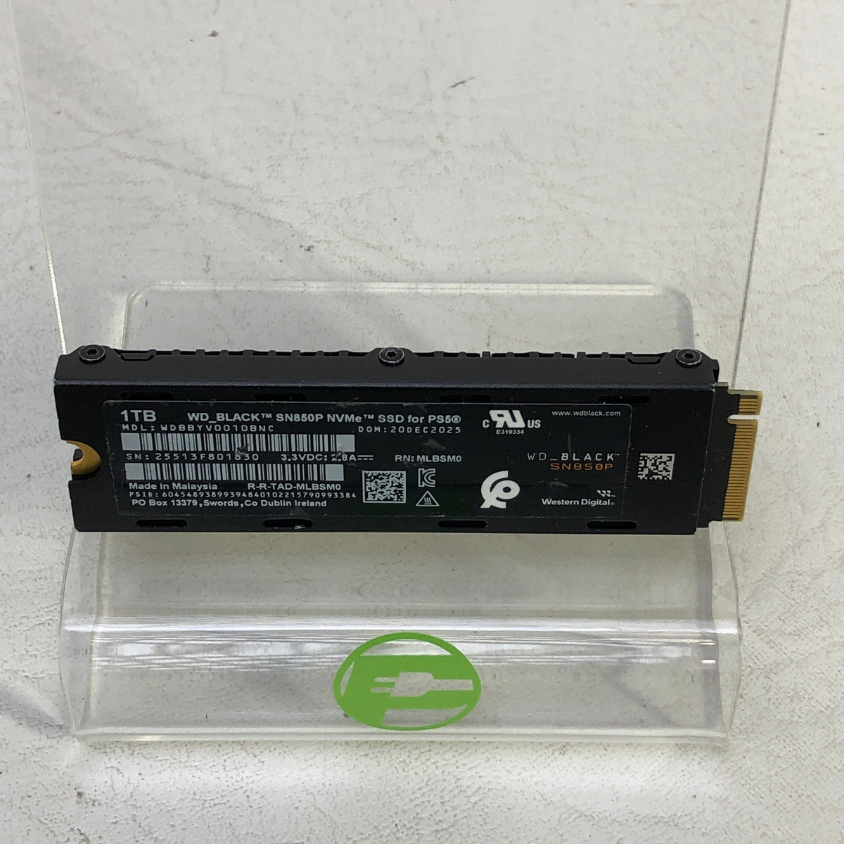 Western Digital M.2 2280 SN850P 1TB PCIe 4.0 x4 (NVMe) SSD WDBBYV0010BNC
