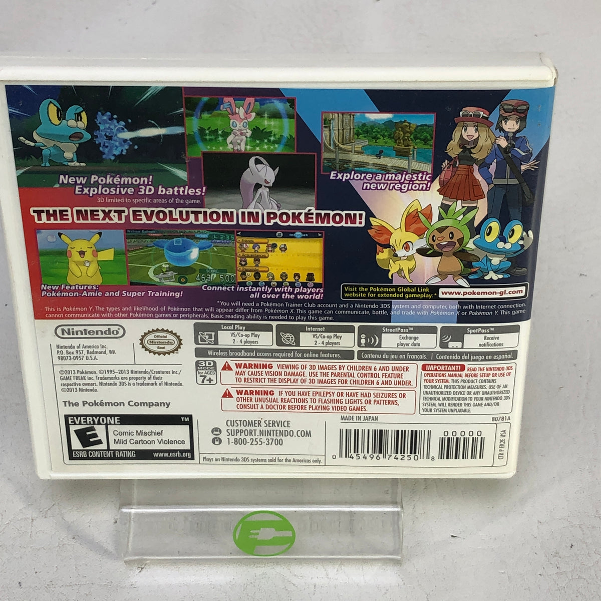 Pokemon Y (Nintendo 3DS, 2013)