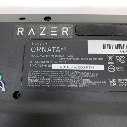 Razer Ornata V3 RZ03-0446 Wired Gaming Keyboard Black