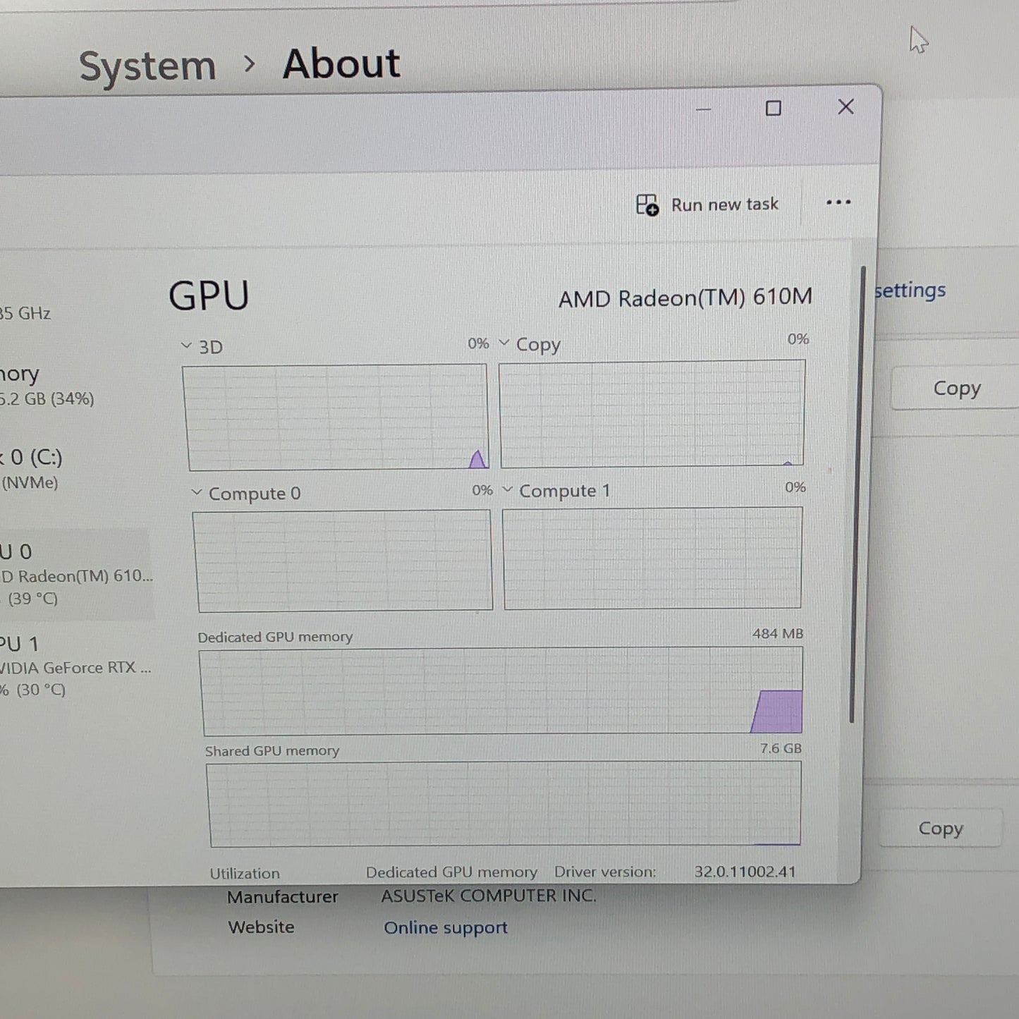 Asus ROG Strix G17 G713P 17.3" Ryzen 9 7845HX 3.0GHz 16GB RAM 1TB SSD GeForce