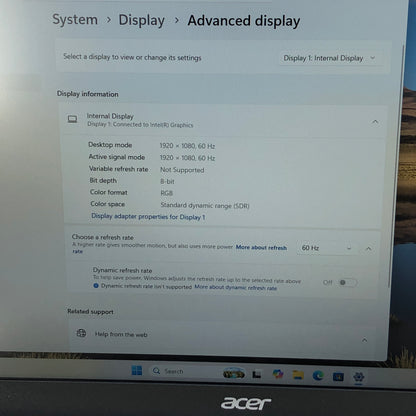 Acer Aspire AL15-36P 15.6" Core 3 N350 1.0GHz 8GB RAM 128GB SSD