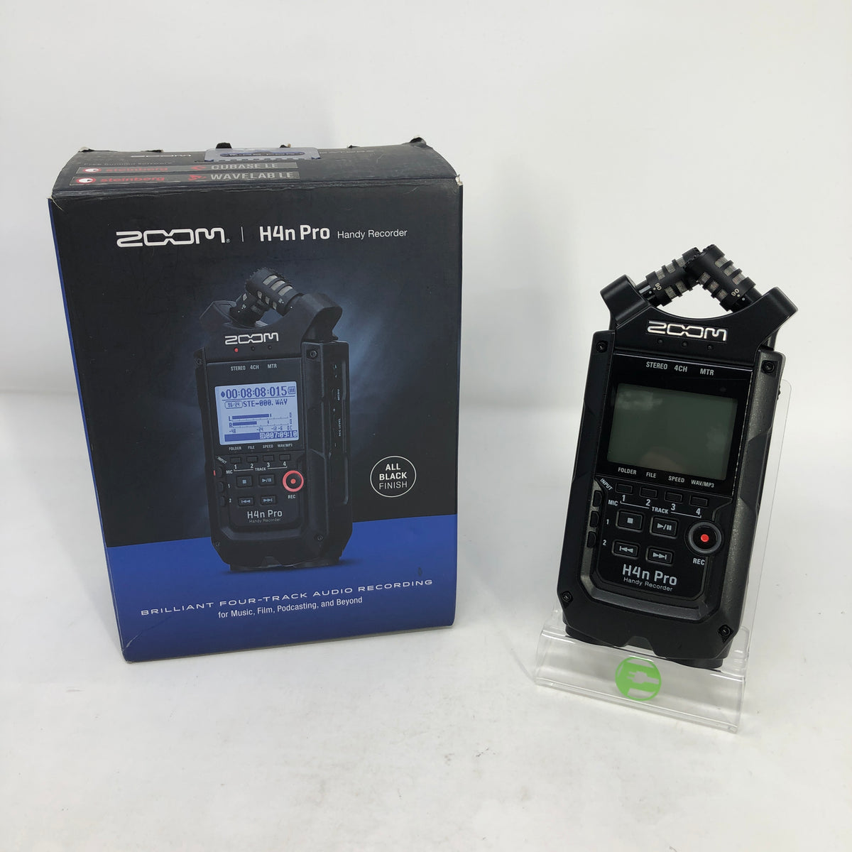 Zoom H4n Pro 4-Track Handy Digital Audio Recorder All Black Portable Stereo Mic