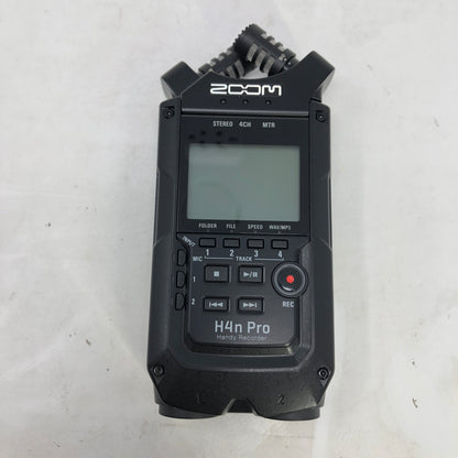 Zoom H4n Pro 4-Track Handy Digital Audio Recorder All Black Portable Stereo Mic