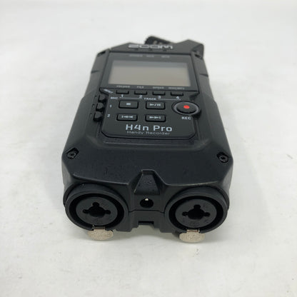 Zoom H4n Pro 4-Track Handy Digital Audio Recorder All Black Portable Stereo Mic