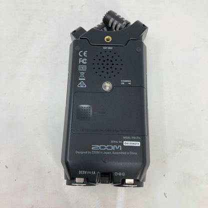 Zoom H4n Pro 4-Track Handy Digital Audio Recorder All Black Portable Stereo Mic