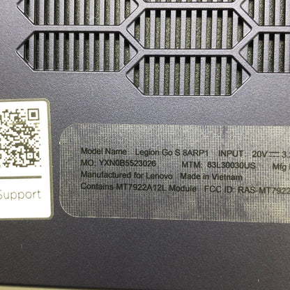 Lenovo Legion Go S 8" AMD Ryzen Z2 Go 16GB RAM 512GB Nebula Violet 8ARP1