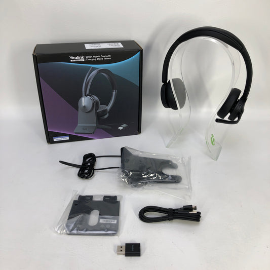Yealink WH64  Wireless Noise Canceling Stereo Over Ear Headset Black 1208697
