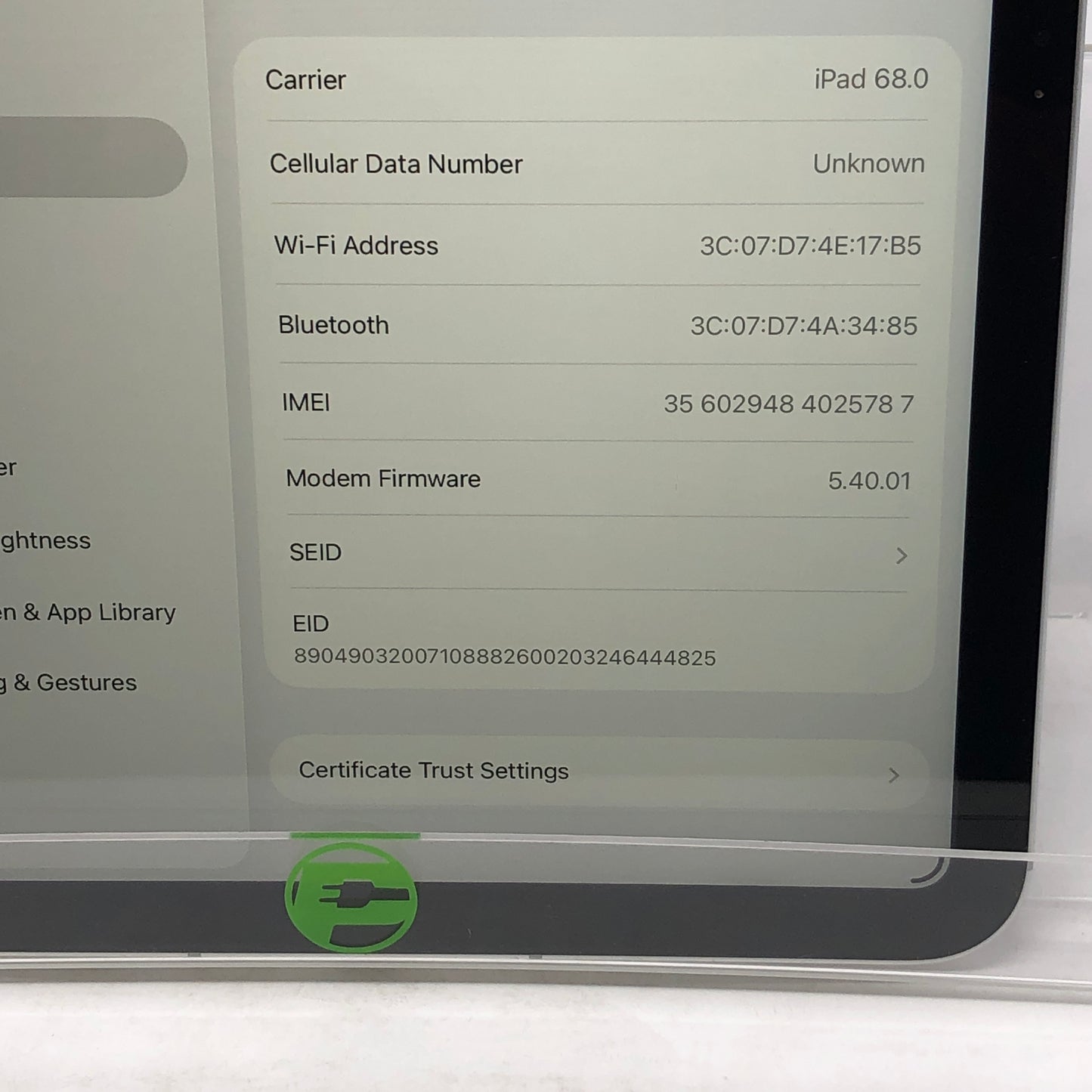 WiFi Only Apple iPad 10th Gen 64GB Silver MQ6J3LL/A