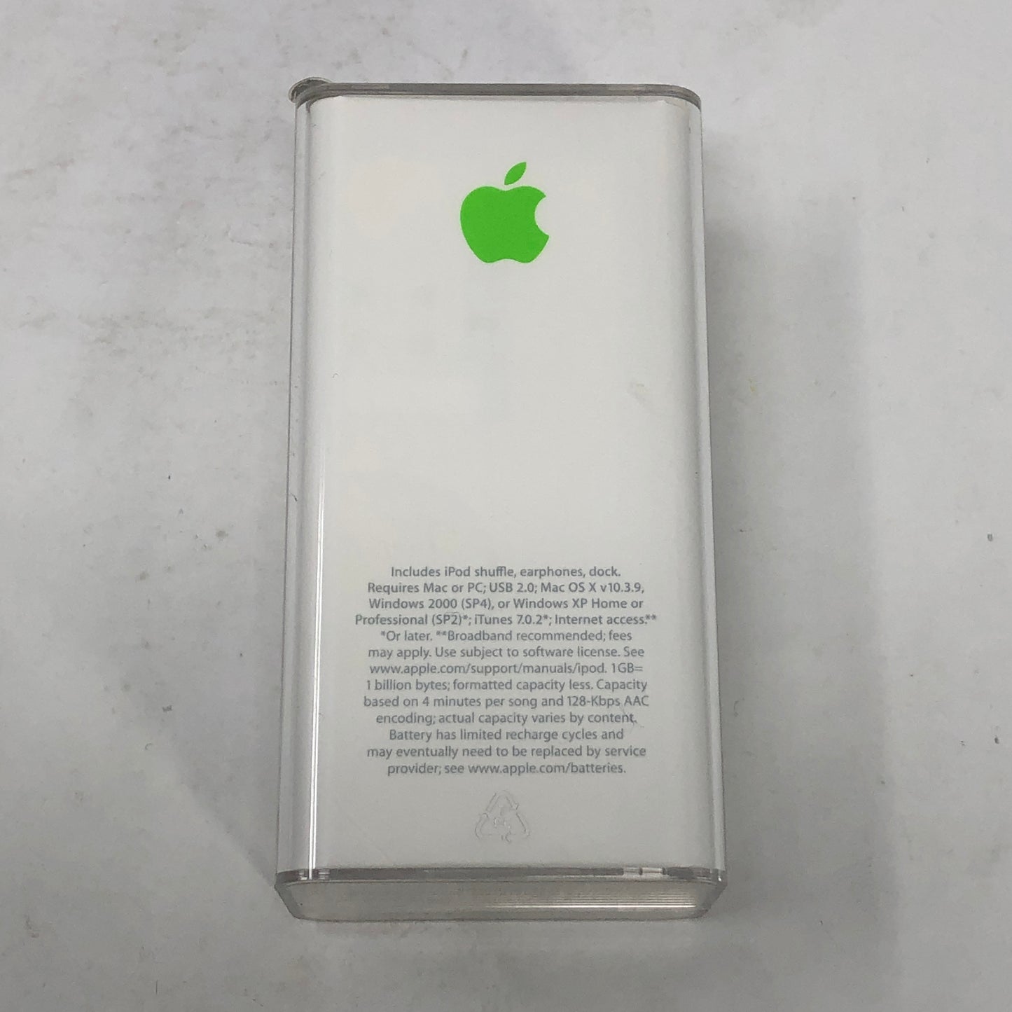 New Apple iPod Shuffle 2nd Gen 1GB Silver MA564LL/A