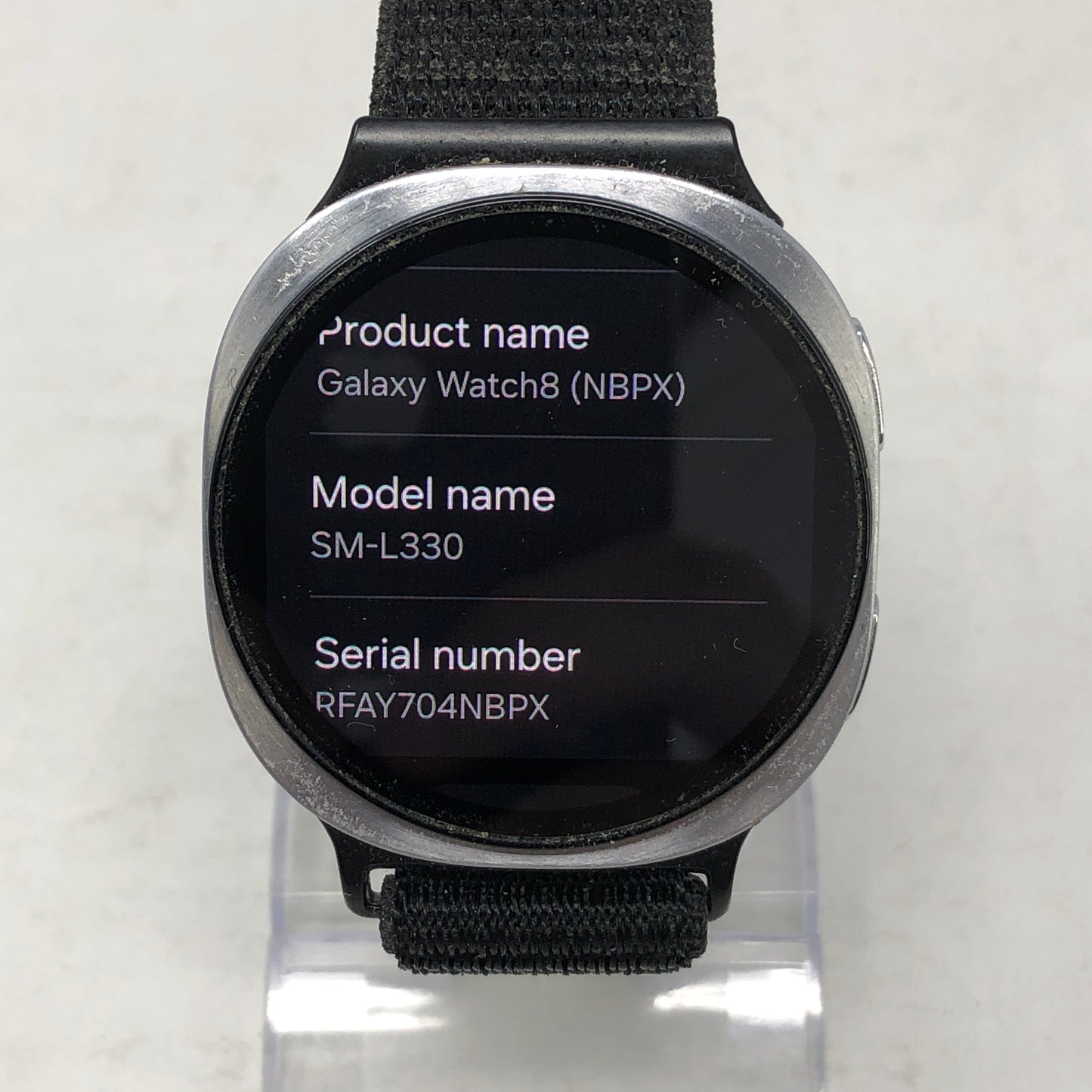 GPS Only Samsung Galaxy Watch8 Armor Aluminum SM-L330