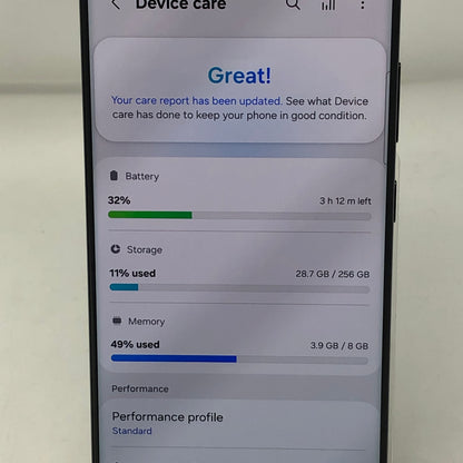Verizon Samsung Galaxy S23 Ultra 8GB RAM 256GB SM-S918U Phantom Black