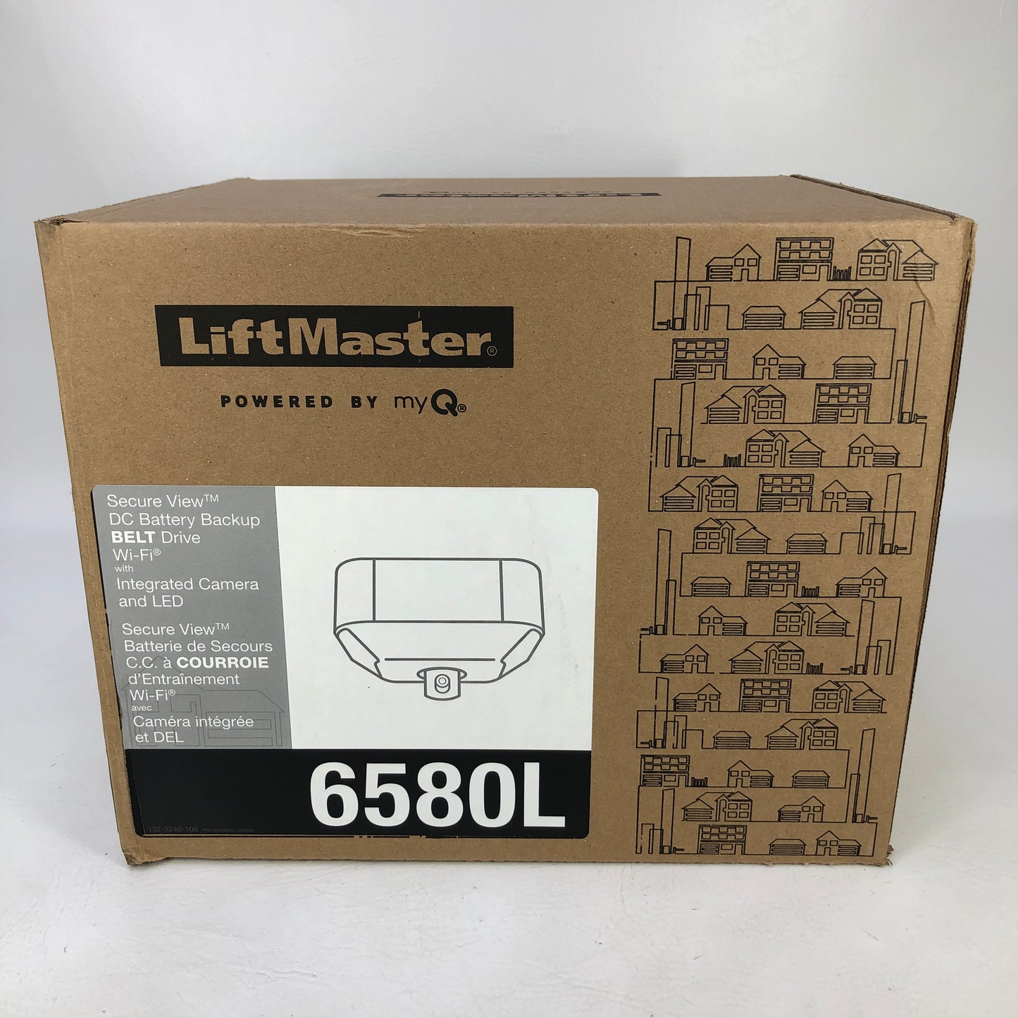 New Liftmaster 1 HPs   Belt Drive with Battery Backup 6580L