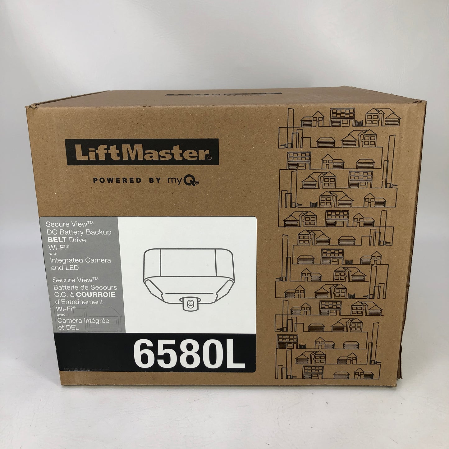 New Liftmaster 1 HPs   Belt Drive with Battery Backup 6580L