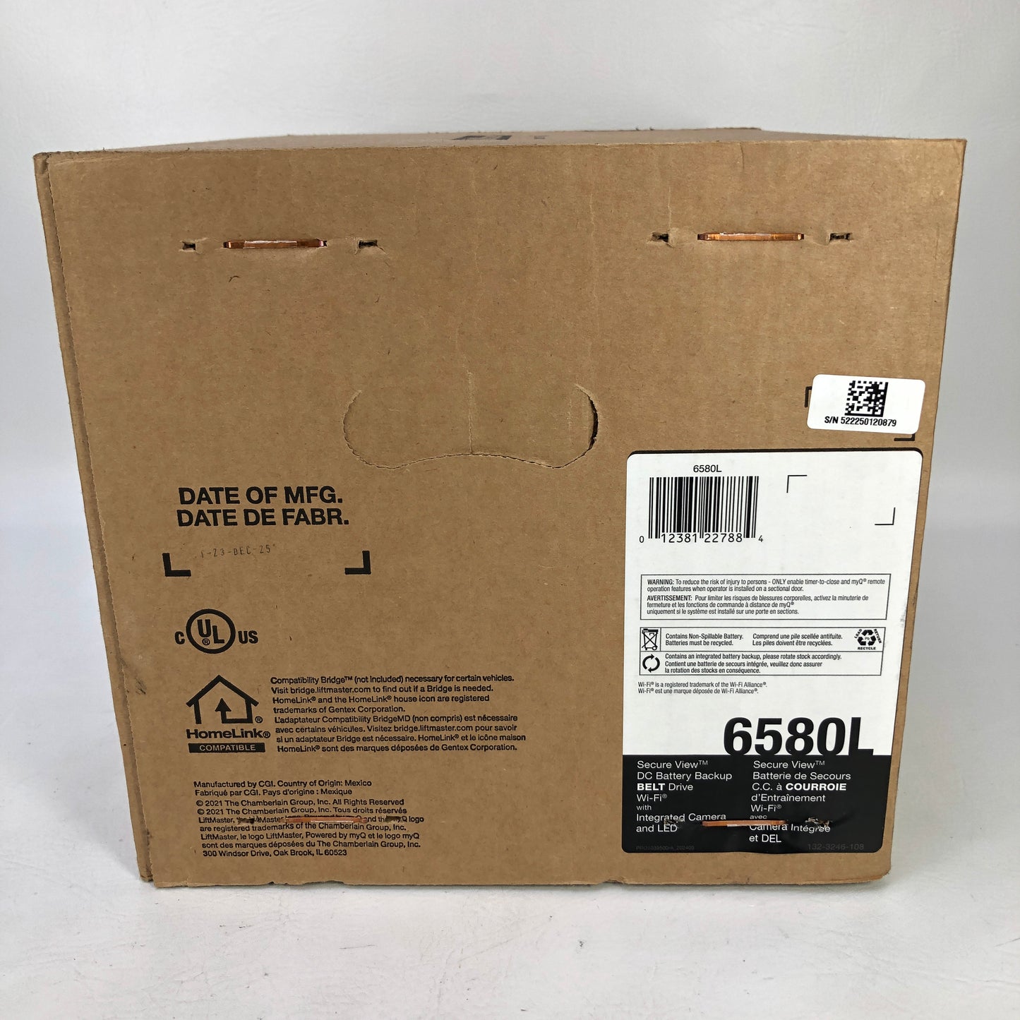 New LiftMaster 6580L Smart Garage Door Opener
